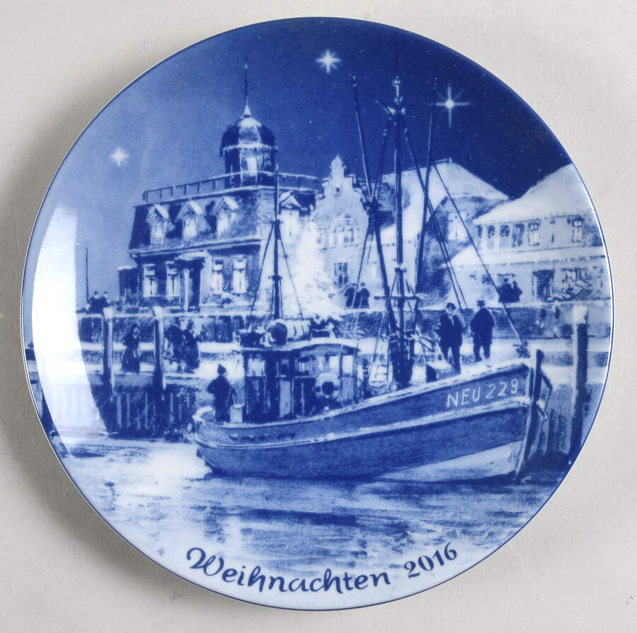 German Christmas Plates 2016 Christmas Plate - German - No Box 47a by Berlin Design-1