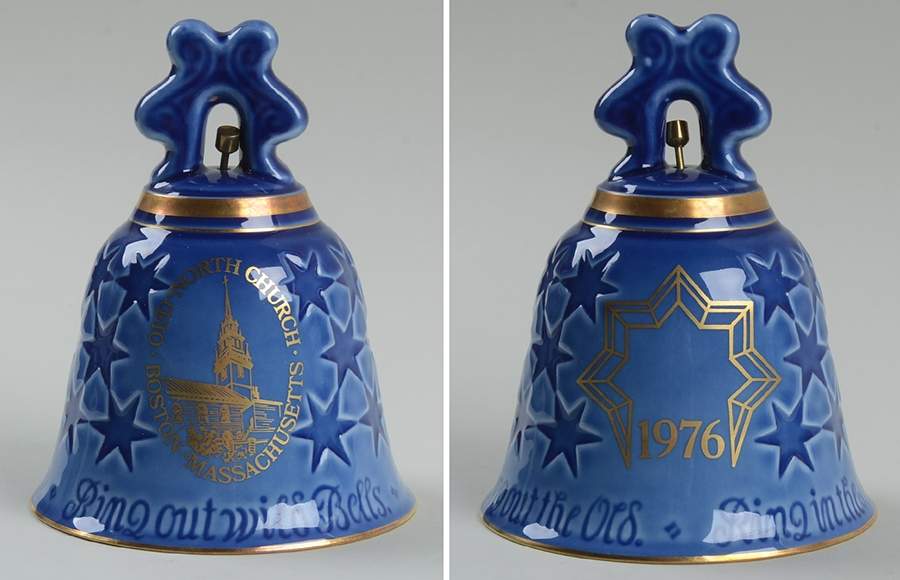 Famous Churches Annual Bell Old North Church - Boxed by Bing & Grondahl-1