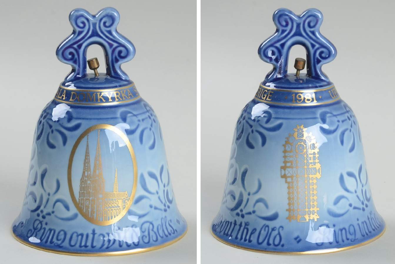 Famous Churches Annual Bell Uppsala Cathedral - No Box by Bing & Grondahl-1