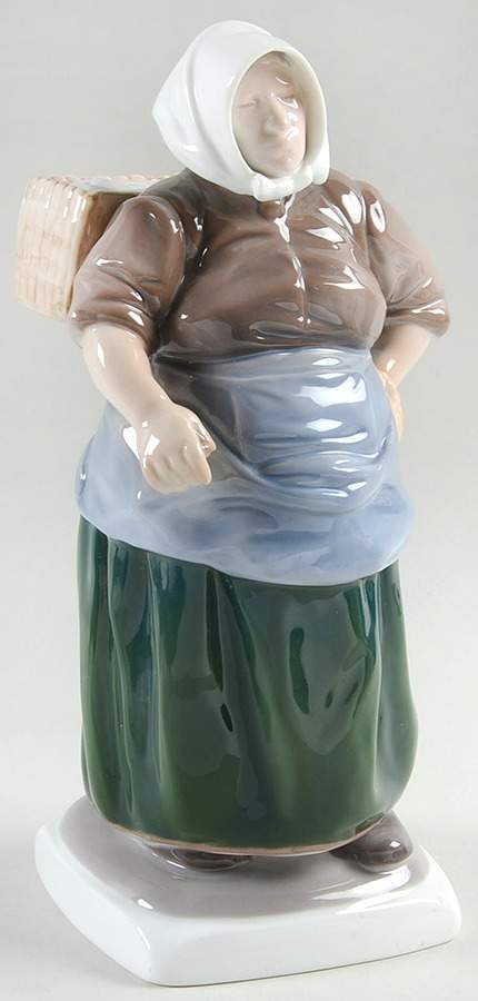 Occupations Danish Fisherwoman - No Box by Bing & Grondahl-1