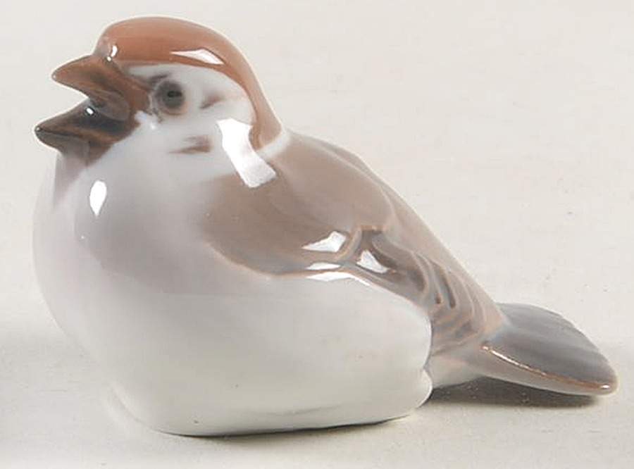 Birds Sparrow-Swollen - No Box by Bing & Grondahl-1