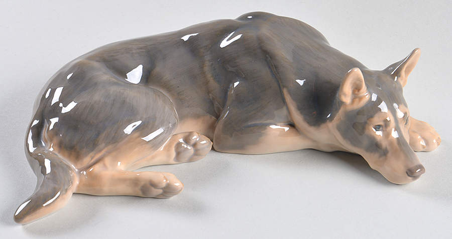 Dogs German Shepherd - No Box by Bing & Grondahl-1