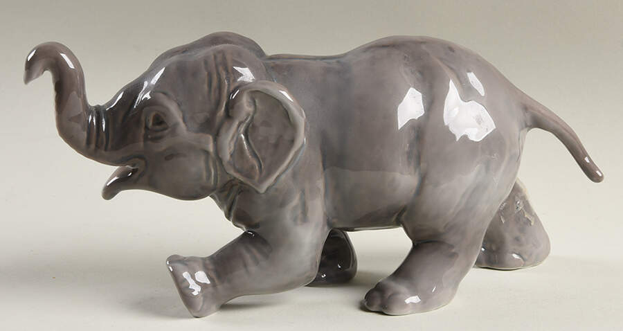Animals-Wildlife Elephant - No Box by Bing & Grondahl-1