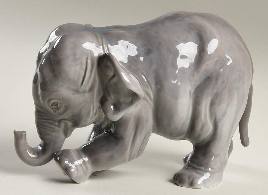 Animals-Wildlife Elephant - No Box by Bing & Grondahl-1