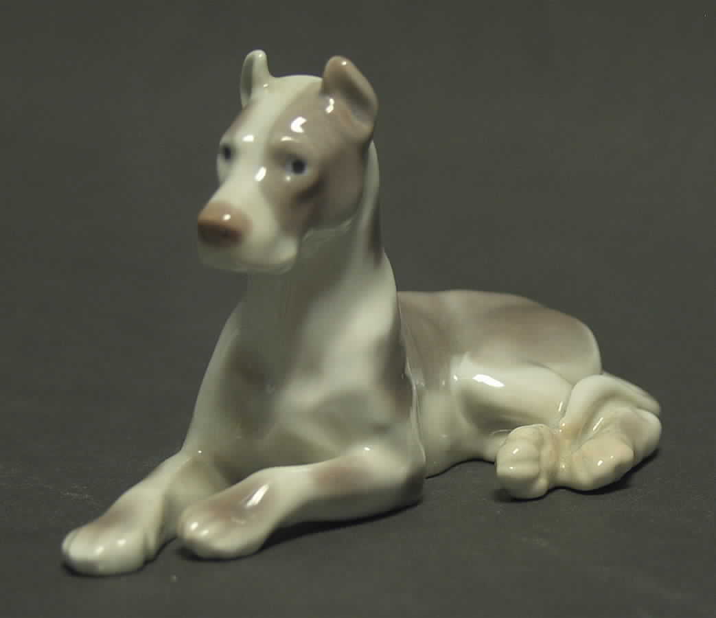 Dogs Great Dane Lying - No Box by Bing & Grondahl-1