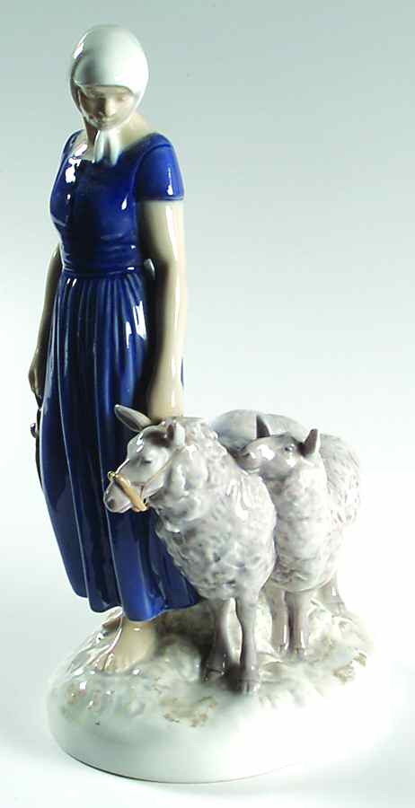 Occupations Shepherdess - No Box by Bing & Grondahl-1