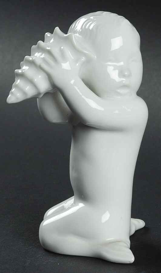 Children Sea Boy With Shell - No Box by Bing & Grondahl-1