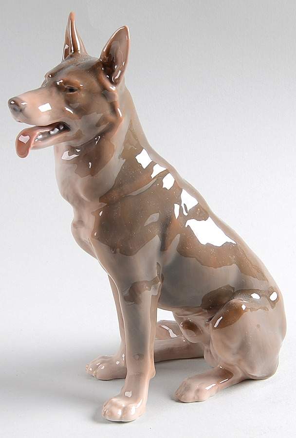 Dogs German Shepherd - No Box by Bing & Grondahl-1