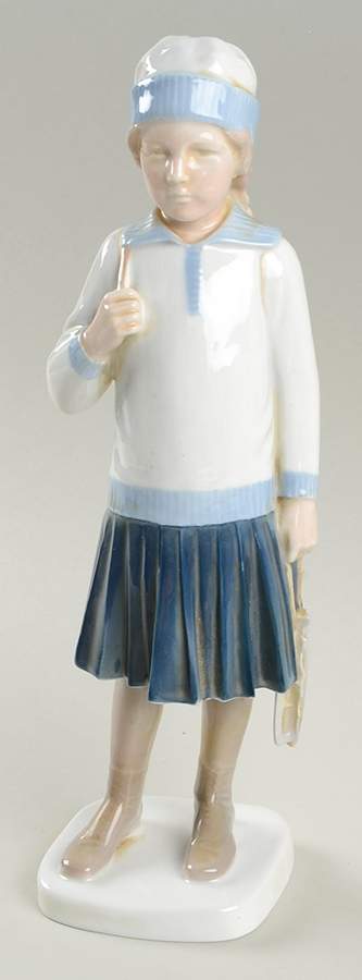 Children Schoolgirl - No Box by Bing & Grondahl-1