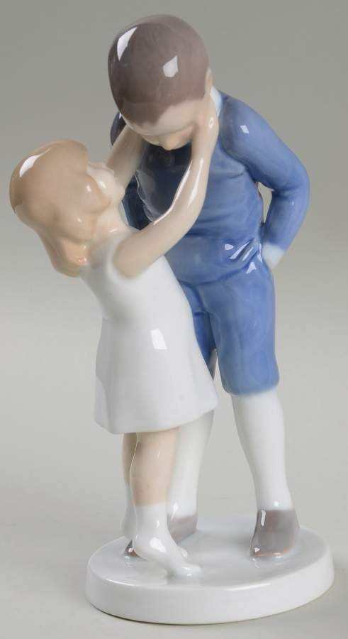 Children Girl With Boy - No Box by Bing & Grondahl-1