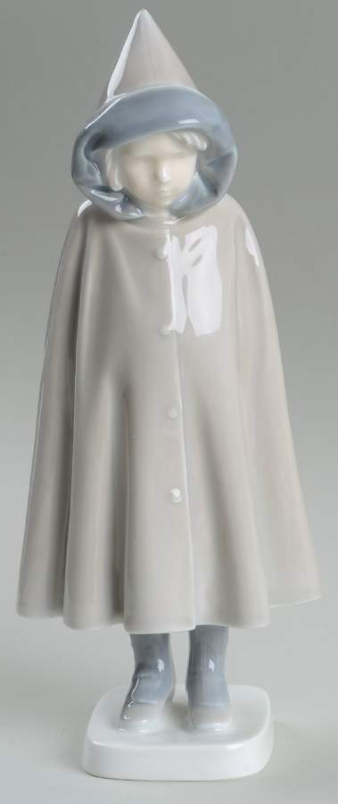 Children Girl In Cloak - No Box by Bing & Grondahl-1