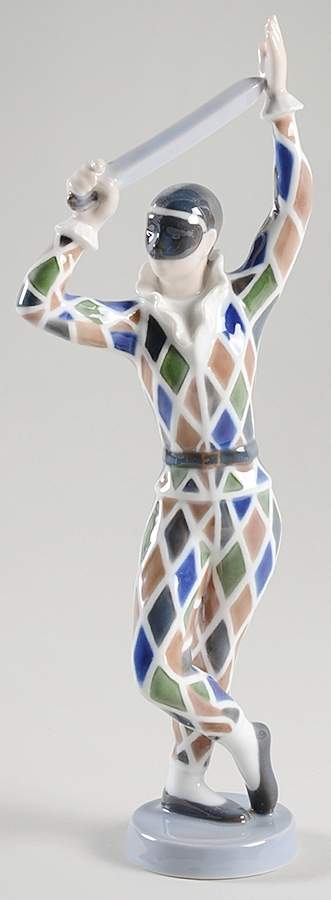 Fairy Tales and Clowns Harlequin - No Box by Bing & Grondahl-1