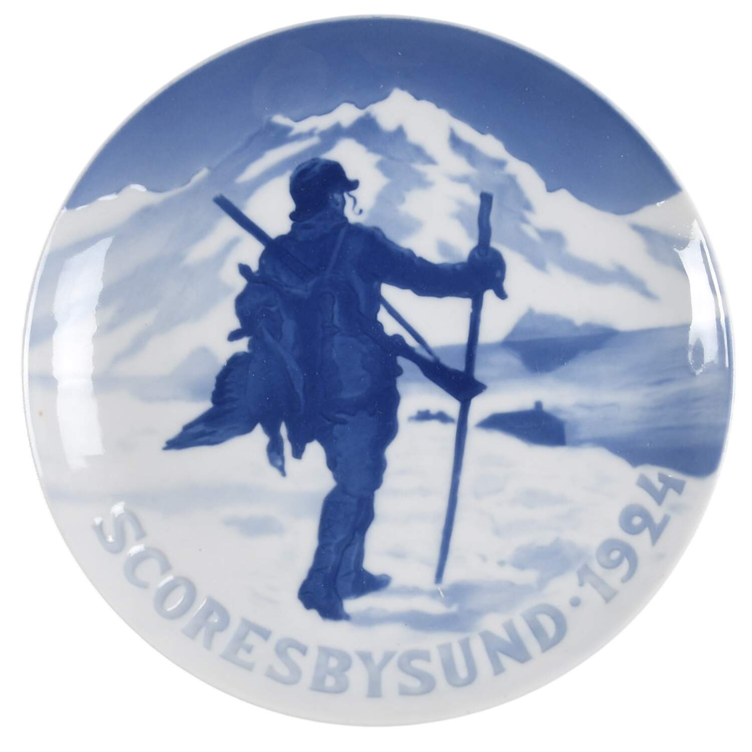 Commemorative Plates Scoresbysund 1924 - No Box by Bing & Grondahl-1
