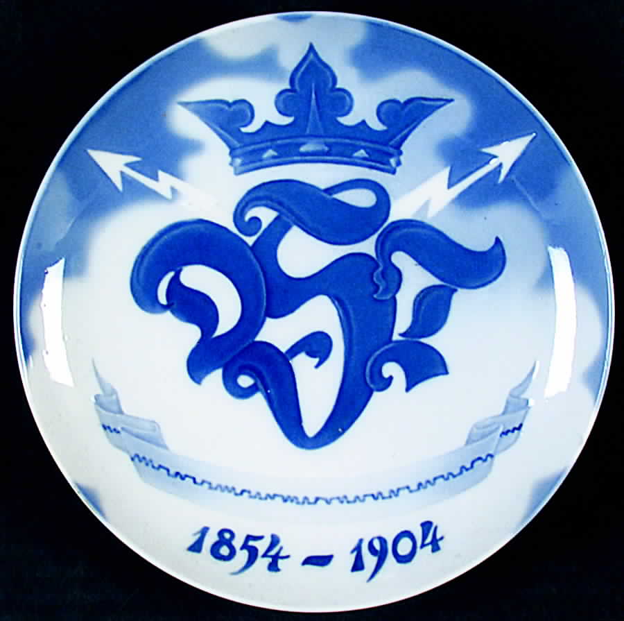 Commemorative Plates 50th Jubilee Phone Company - No Box by Bing & Grondahl-1