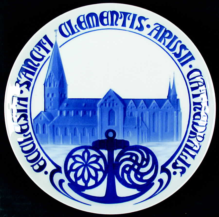 Commemorative Plates Aarhus Cathedral - No Box by Bing & Grondahl-1