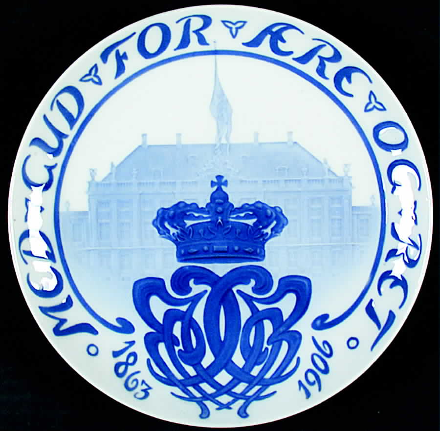 Commemorative Plates King Christian Ix Memorail - No Box by Bing & Grondahl-1