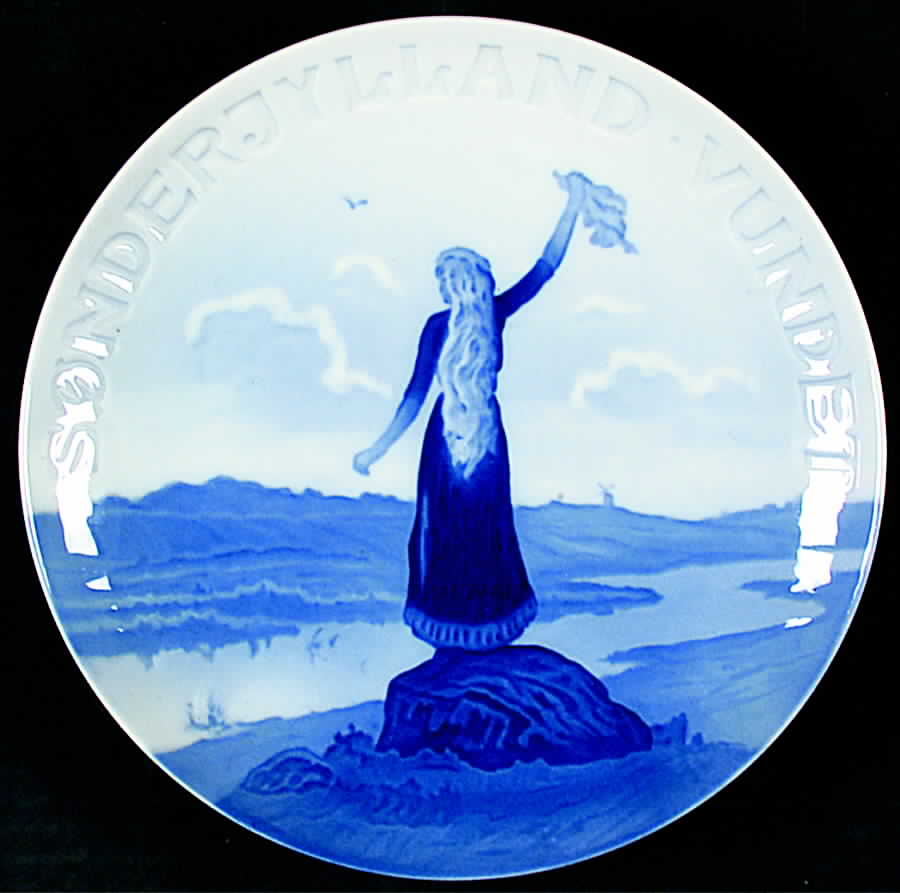 Commemorative Plates Reunification Of Southern Jutland - No Box by Bing & Grondahl-1