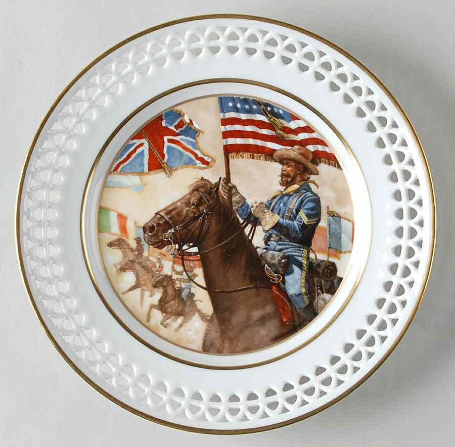 Buffalo Bills Wild West Show Congress Of Rough Riders - Boxed by Bing & Grondahl-1