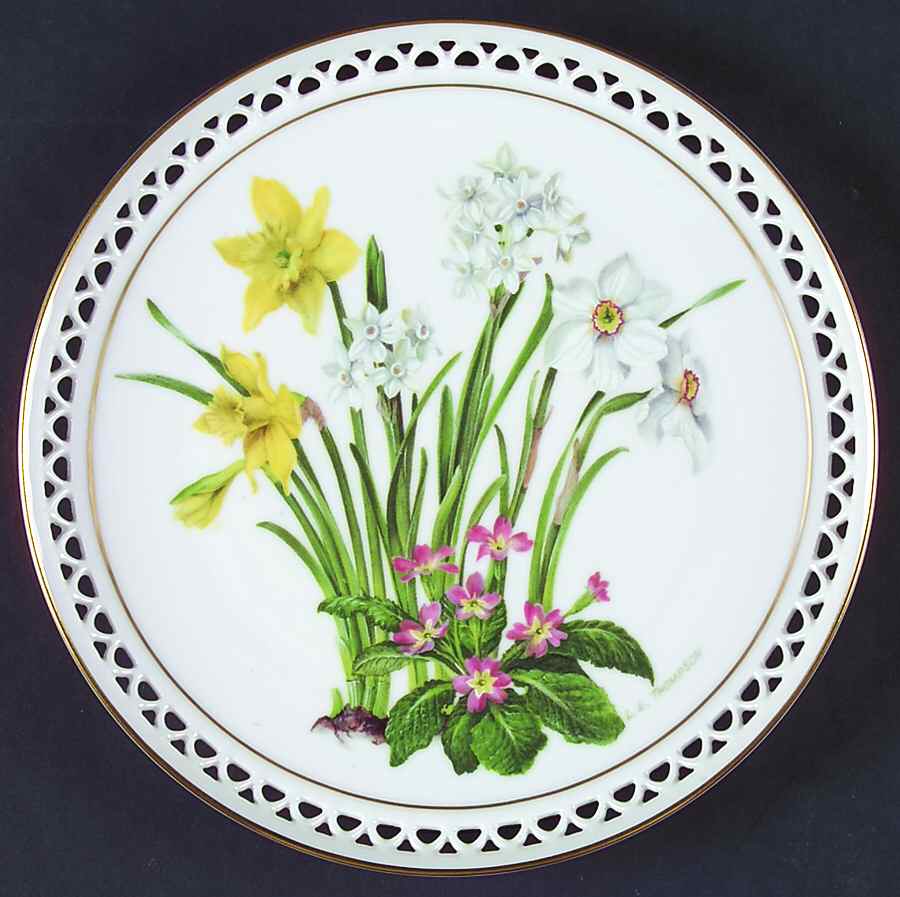 Country Garden Calender March-Yellow Daffodil - Boxed by Bing & Grondahl-1