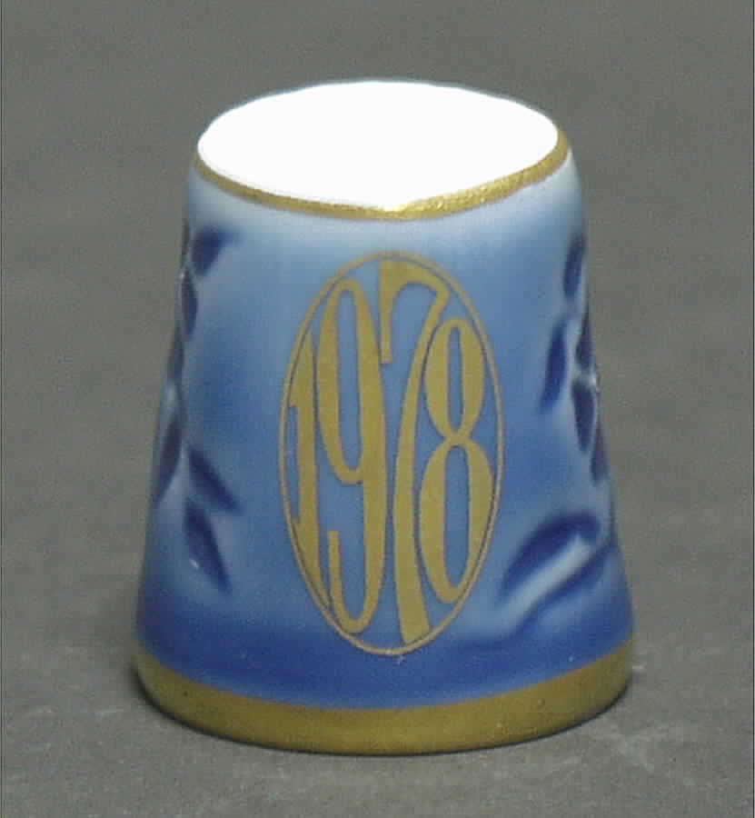 Bing & Grondahl Annual Thimble 1978 Annual Thimble - With Box by Bing & Grondahl-1