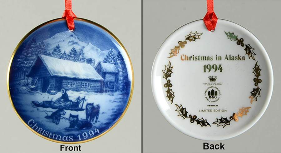Christmas In America Christmas Eve In Alaska - Boxed by Bing & Grondahl-1