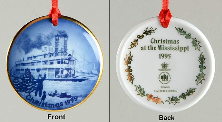 Christmas In America Christmas Eve In Mississippi - Boxed by Bing & Grondahl-1