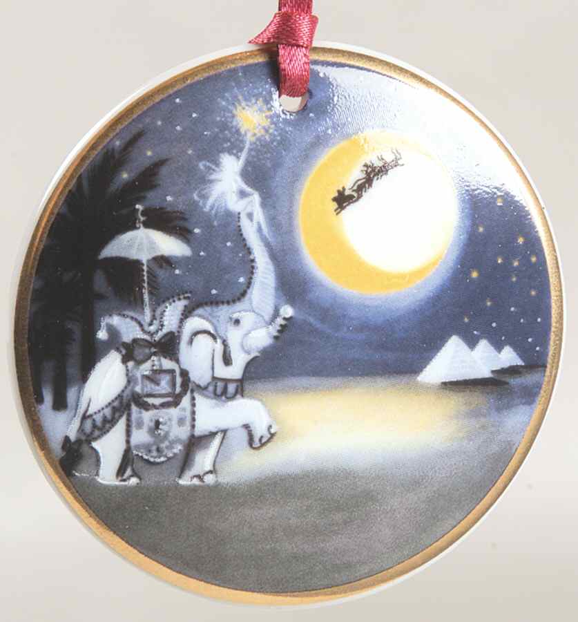 Christmas Around The World Santa In The Orient - Boxed by Bing & Grondahl-1
