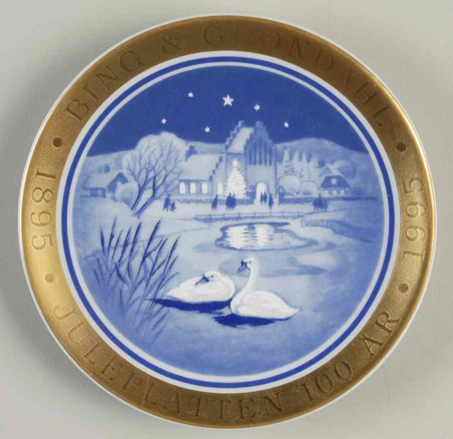 Christmas-Centennial Jubilee Miniature Plates 1974-Christmas In The Country - Boxed by Bing & Grondahl-1