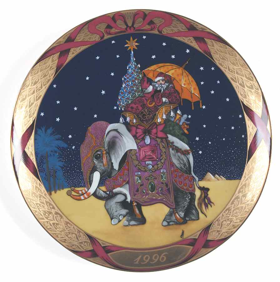 Christmas Around The World Santa Claus In The Orient - Boxed by Bing & Grondahl-1