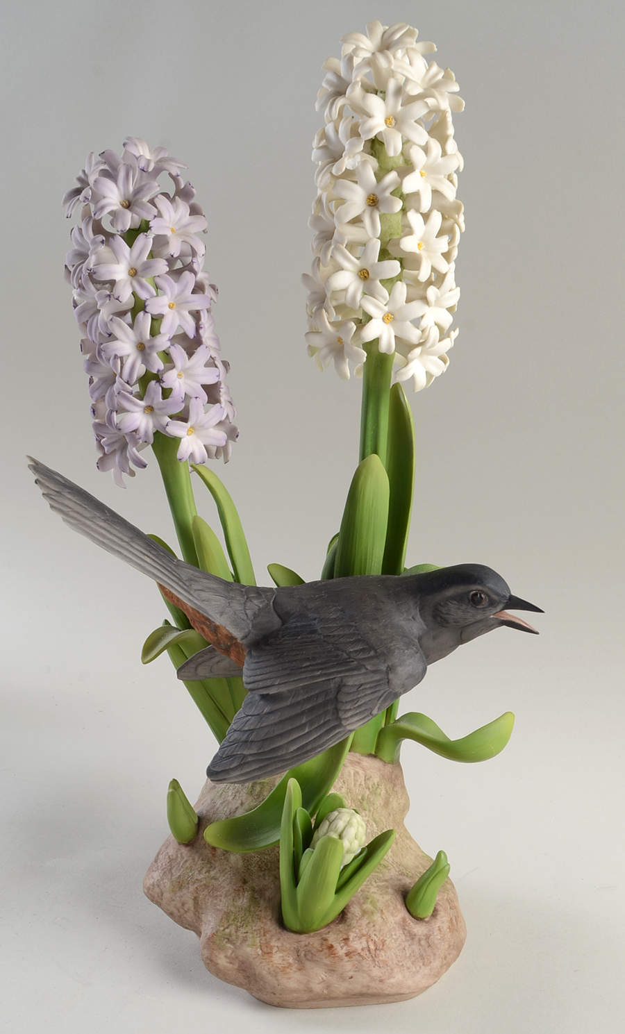 Boehm Birds Catbird With Hyacinths - No Box by Boehm-1