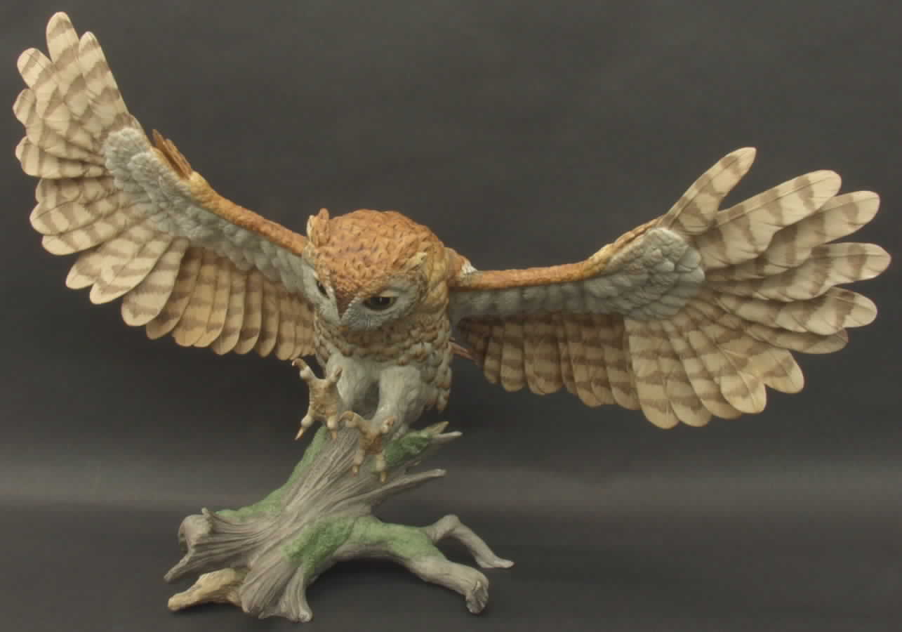 Boehm Birds Screech Owl - No Box by Boehm-1