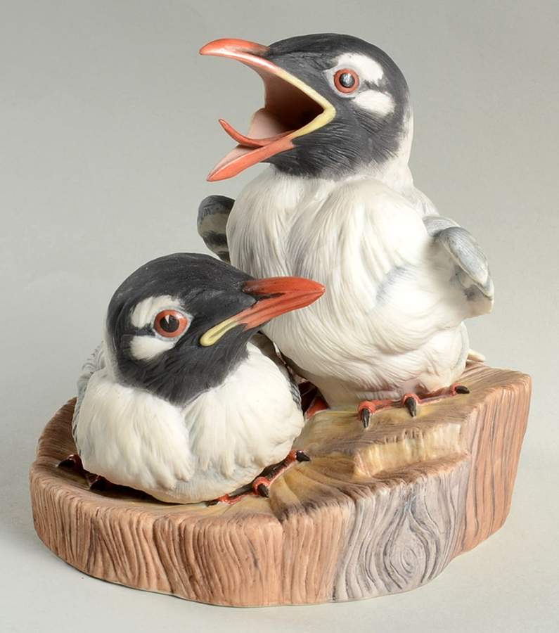 Boehm Birds Bonaparte's Gull Fledglings - No Box by Boehm-1