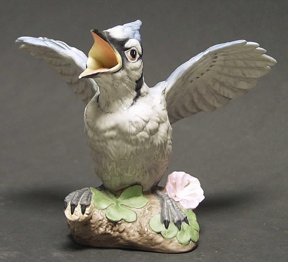 Boehm Birds Fledgling Blue Jay - No Box by Boehm-1