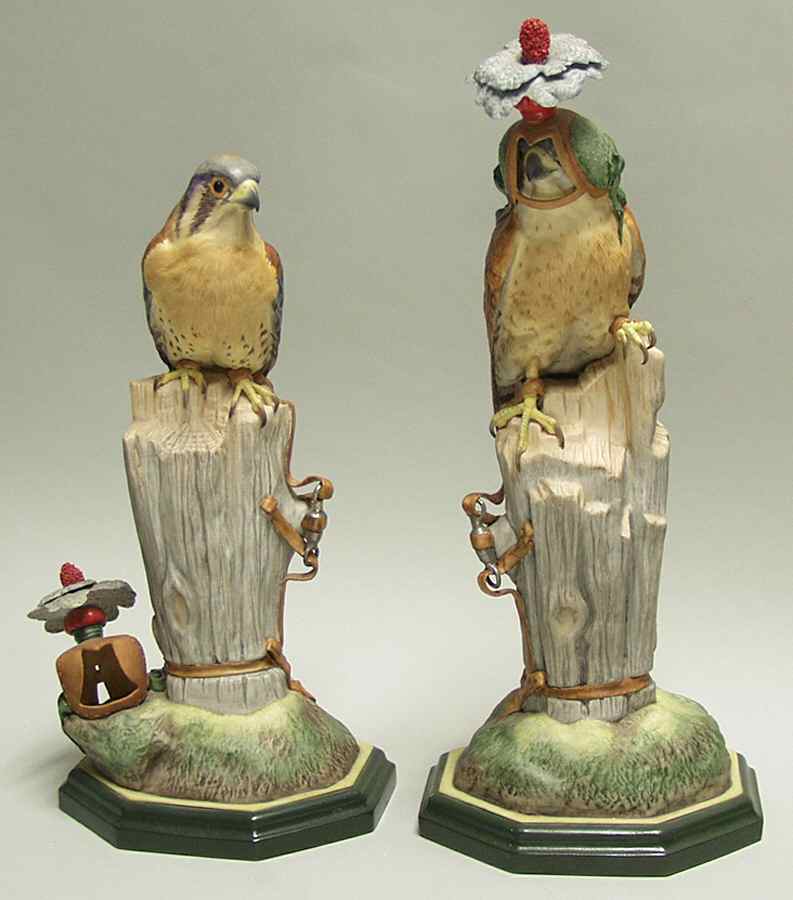 Boehm Birds American Kestrels-Pair - No Box by Boehm-1