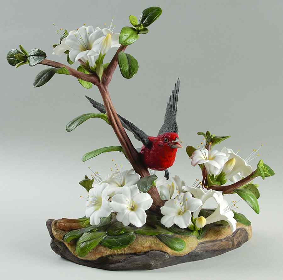 Boehm Birds Scarlet Tanager - No Box by Boehm-1