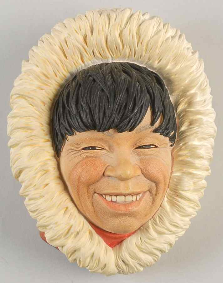 Character Head Plaques Eskimo - No Box by Bossons-1