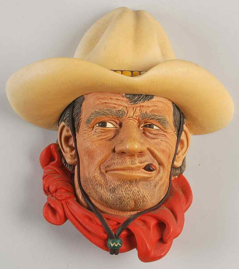 Character Head Plaques Rawhide - No Box by Bossons-1