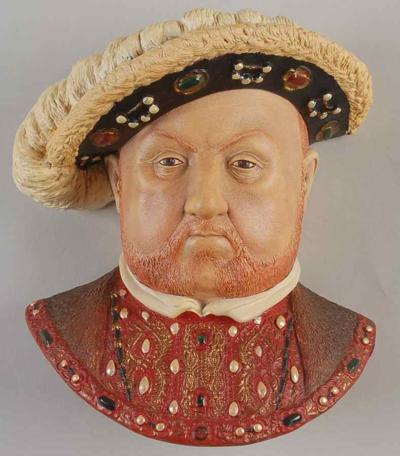 Character Head Plaques Henry Viii - No Box by Bossons-1