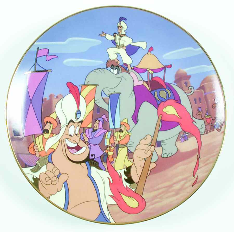 Aladdin Make Way For Prince Ali - No Box by Bradford Exchange-1