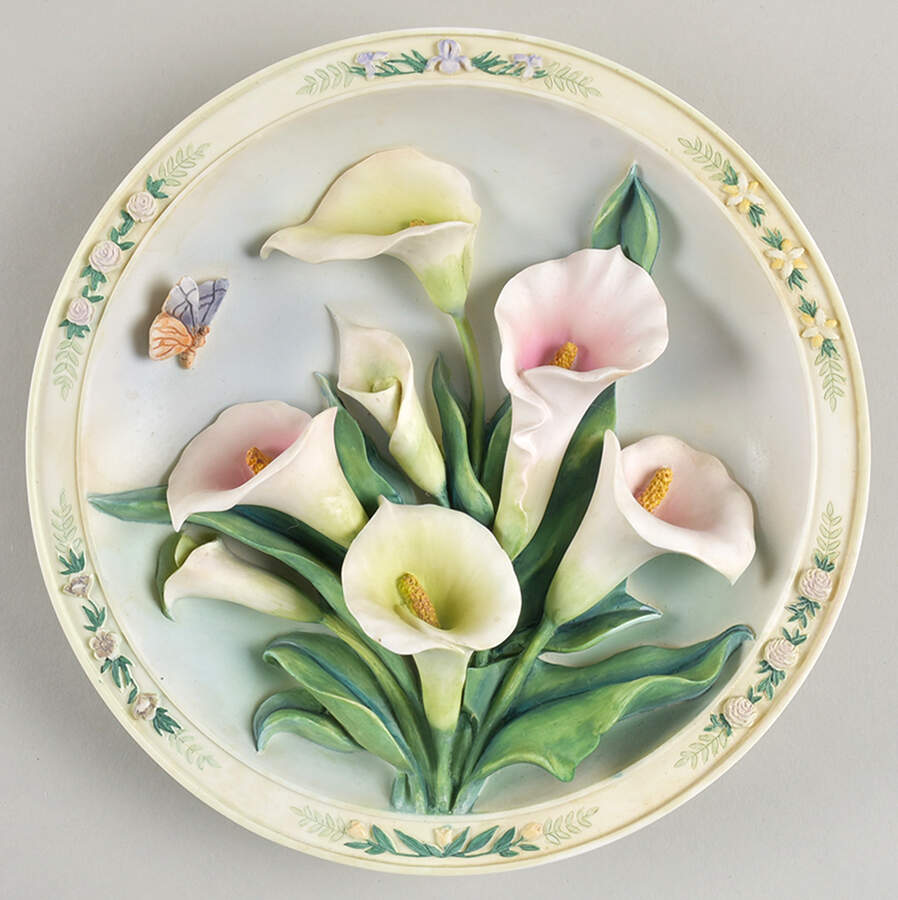 Lena Liu's Beautiful Garden Calla Lily Garden - No Box by Bradford Exchange-1
