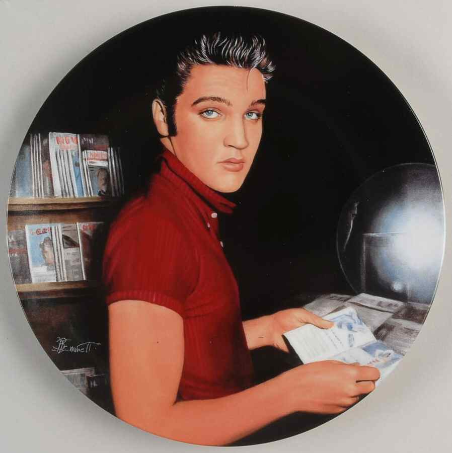 Elvis:Young And Wild Picture Of Cool - Boxed by Bradford Exchange-1