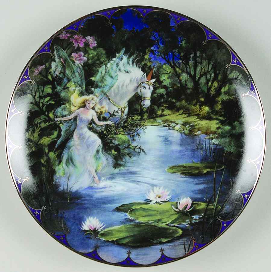 Fairyland Silver Splashes - No Box by Bradford Exchange-1