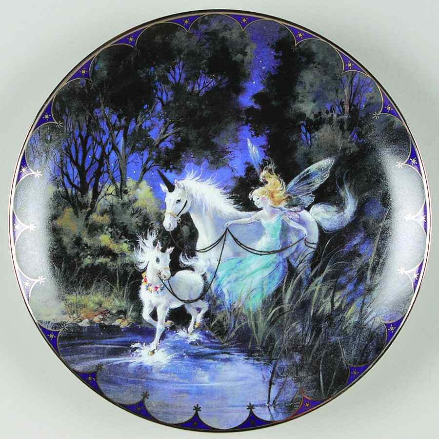 Fairyland Twilight Trio - No Box by Bradford Exchange-1