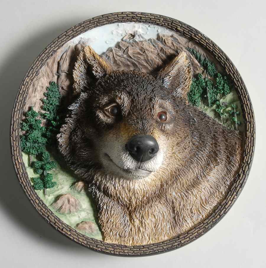 Faces of The Wild The Wolf - No Box by Bradford Exchange-1