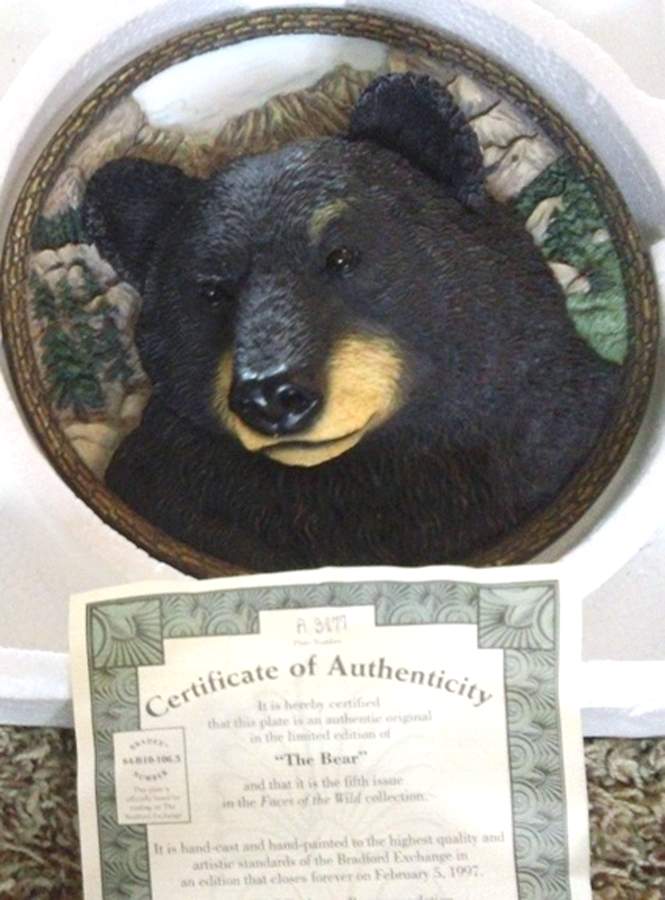 Faces of The Wild The Bear - No Box by Bradford Exchange-1