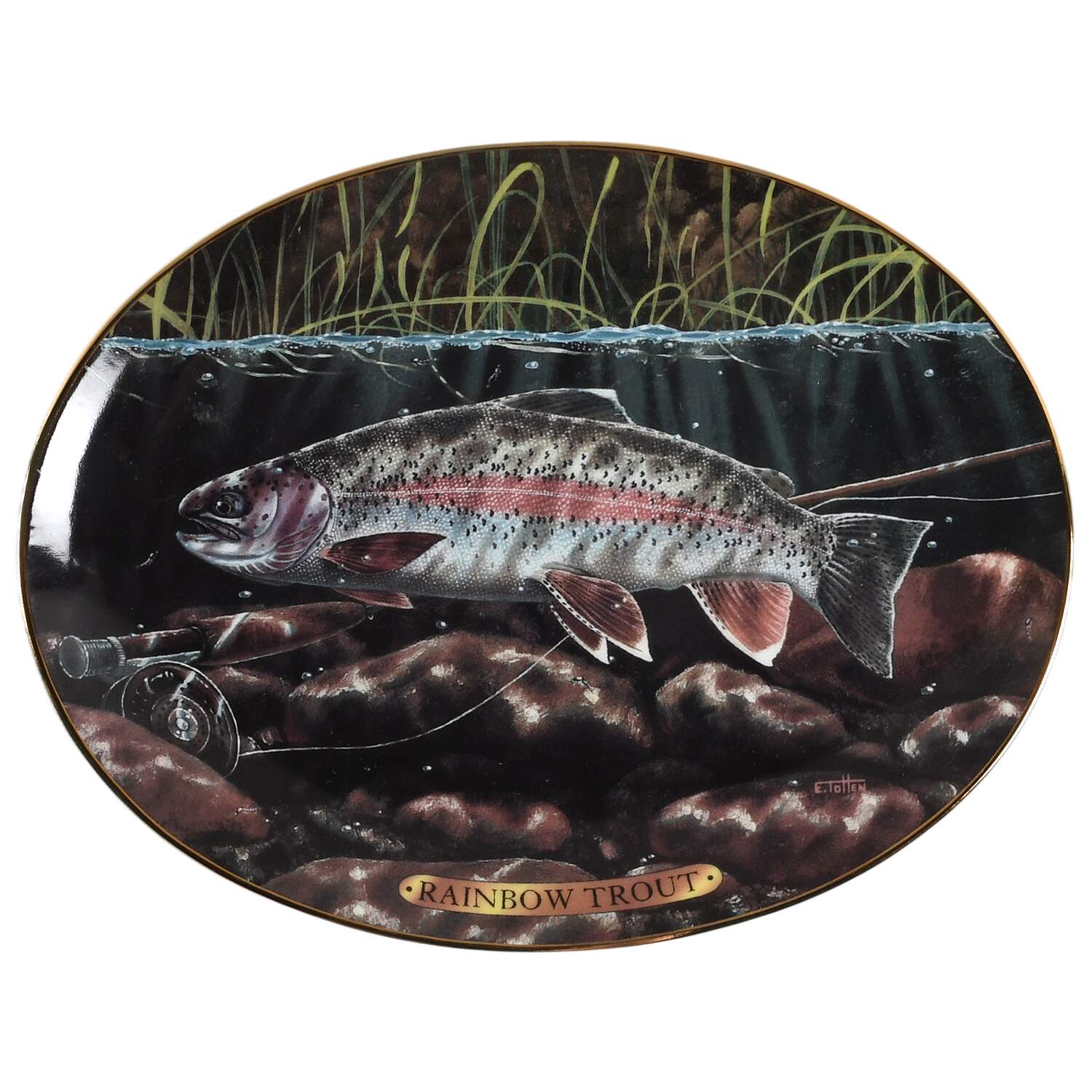 Freshwater Game Fish of North America Rainbow Trout - No Box by Bradford Exchange-1