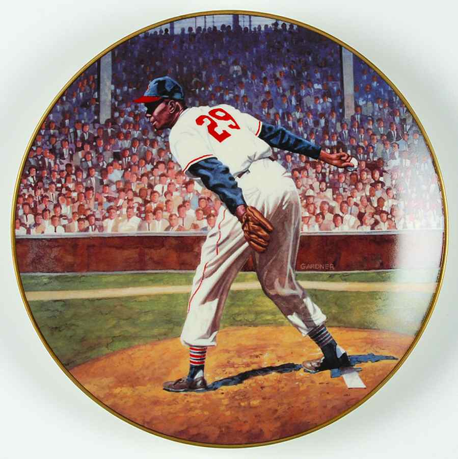 Great Moments in Baseball Satchel Paige - No Box by Bradford Exchange-1