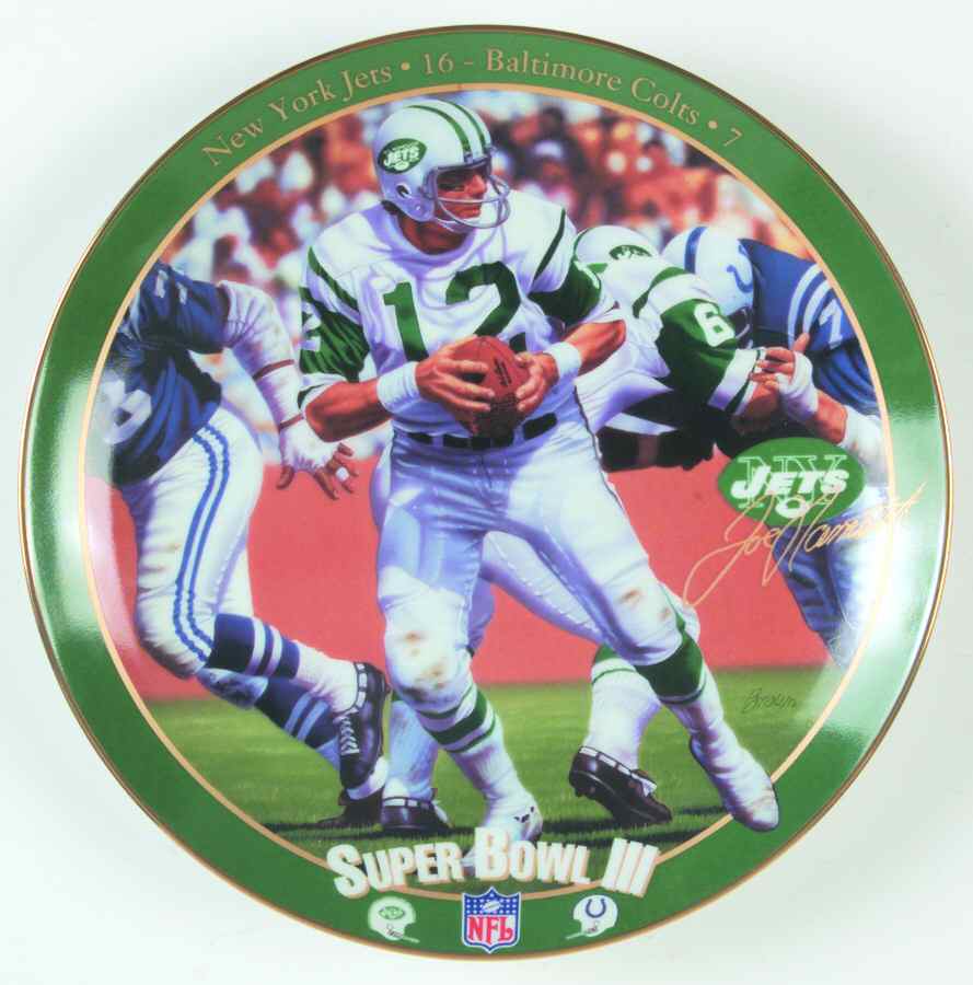 Great Superbowl Quarterbacks Joe Namath:The Guarantee - No Box by Bradford Exchange-1