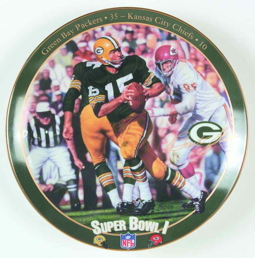 Great Superbowl Quarterbacks Bart Starr:Winning The First - No Box by Bradford Exchange-1