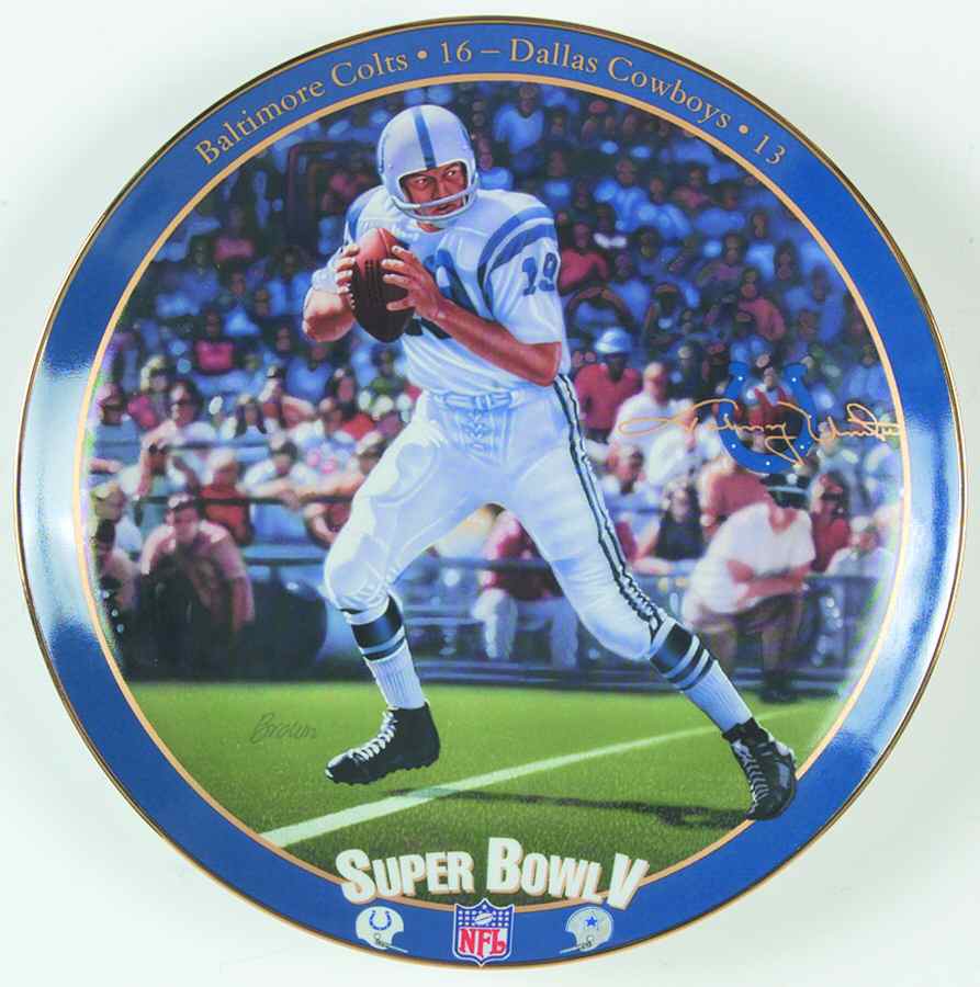Great Superbowl Quarterbacks Johnny Unitas:Champion Colt - No Box by Bradford Exchange-1